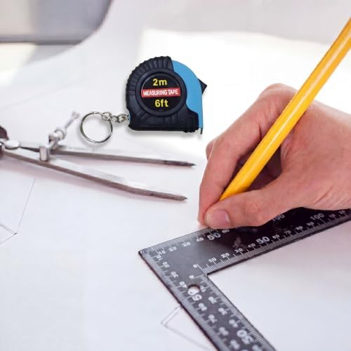 Kanayu 50 Pcs Mini Tape Measure Keychains 6 ft Small Retractable Measuring Tape - Image 5