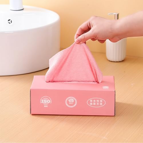 Microfiber Cleaning Cloths, Reusable Cleaning Towels in Box, Microfiber Lint - Image 2