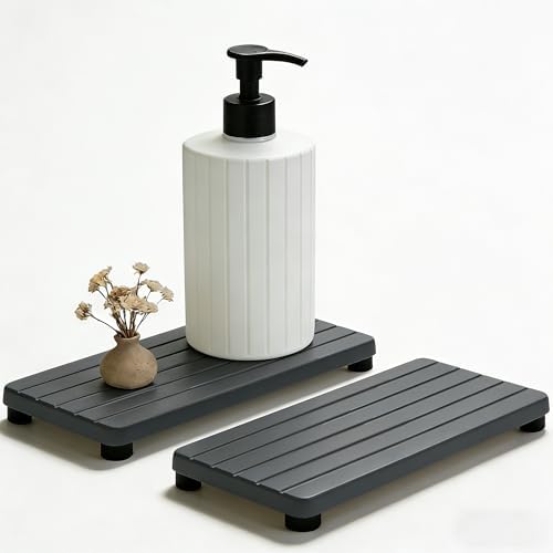 2PCS Stone Drying Tray, Water Absorbing Stone Tray by Unknown