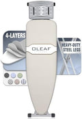 oleaf Ironing Board with Cover and Thicken Pad Height Adjustable Full Size by oleaf