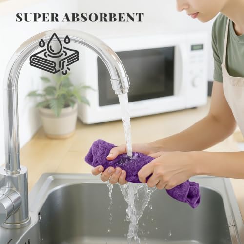 Homaxy 100% Cotton Kitchen Towels 18"x28", 4 Pack Dish Towels - Image 4