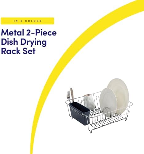 Dish Drying Rack & Cutlery Holder 2 Piece Set - Image 2