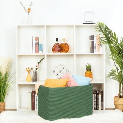 MINTWOOD Design 112L Extra Large Blanket Basket Holder Living Room, Dog Toy - Image 6