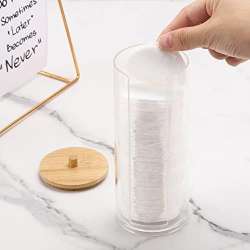 Tecbeauty Cotton Pads Holder Makeup Removers Pad Organizer Dispenser - Image 3