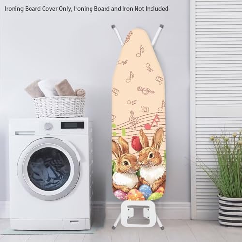 Bunny Ironing Board Cover for Easter Music Note Ironing Board Covers Standard - Image 3