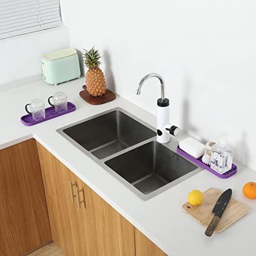 MicoYang Silicone Kitchen Sink Organizer Tray - Image 6