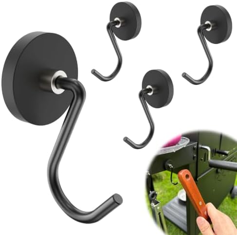 Magnetic Grill Hooks, Strong Magnetic Hook by SKNOOYLIGHT