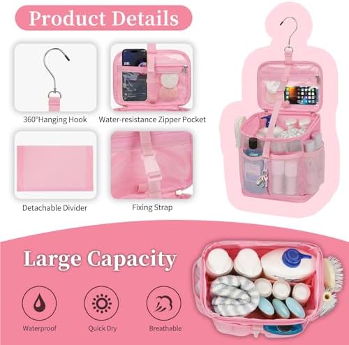 CUBETASTIC Shower Caddy Portable Mesh Shower Tote - Image 4