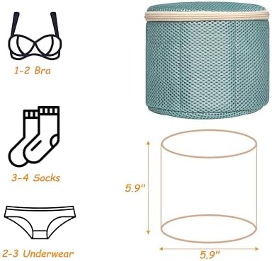 Bra Washing Bag for Delicates, Shape-Retaining, 2 Pack Lingerie Laundry Bag - Image 4