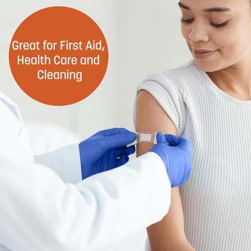 Caring Nitrile Exam Gloves, Powder-Free, Disposable Gloves - Image 6