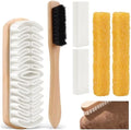 6Pcs Suede Brush Eraser Cleaner Kit Magic Rubber Shoe Brush by Lestp