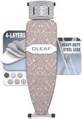 oleaf Ironing Board with Cover and Thicken Pad Height Adjustable Full Size by oleaf