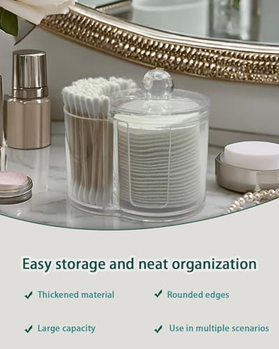 2-in-1 Cotton Swab and Cotton Round Holder - Image 2