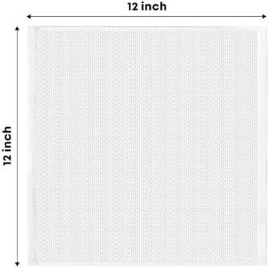 Artoid Mode 100% Cotton White Waffle Weave Kitchen Dish Cloths, 12x12 Inch - Image 6