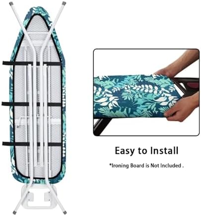 Watercolor Leaf Steam Ironing Board Cover Stain Resistant, Minimalism Leaves - Image 4