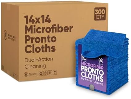 Microfiber Wholesale Pronto Cloths, Dual-Sided Microfiber Cleaning Towels by MicrofiberWholesale