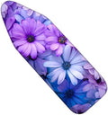 Nuxovilar Purple Blue Floral Ironing Board Cover 15x54 Polyester by Nuxovilar