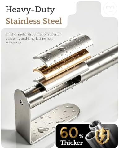 Paper Towel Holder Under Cabinet Adhesive or Drilling Silver - Image 3