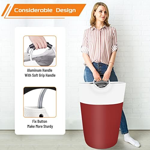 BlissTotes Laundry Basket, Laundry Hamper, Collapsible Laundry Baskets - Image 5