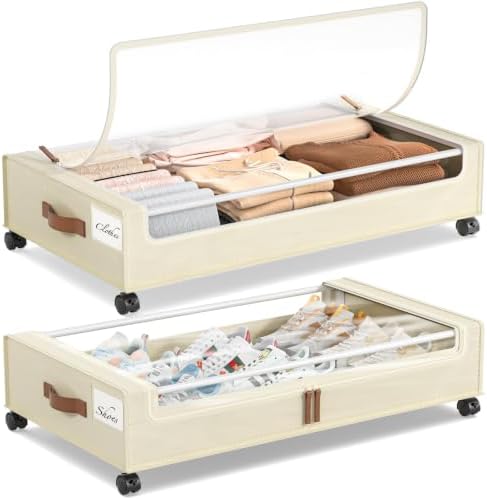Yecaye 60L Under Bed Storage Containers by Yecaye