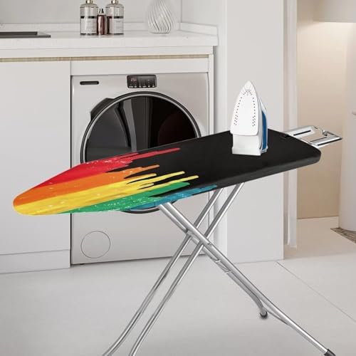 GLENLCWE Rainbow Splatter Tie Dye Ironing Board Cover - Image 2
