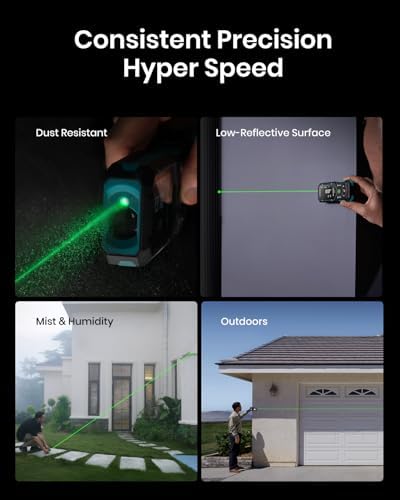 MILESEEY S50 Green Laser Distance Meter, 400 ft Laser Measure - Image 4