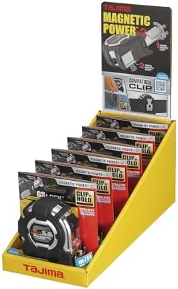 TAJIMA Tape Measure - 25ft/7.5m x 1in GS-Lock Measuring Tape - GS-SC25/7.5MBW - Image 2