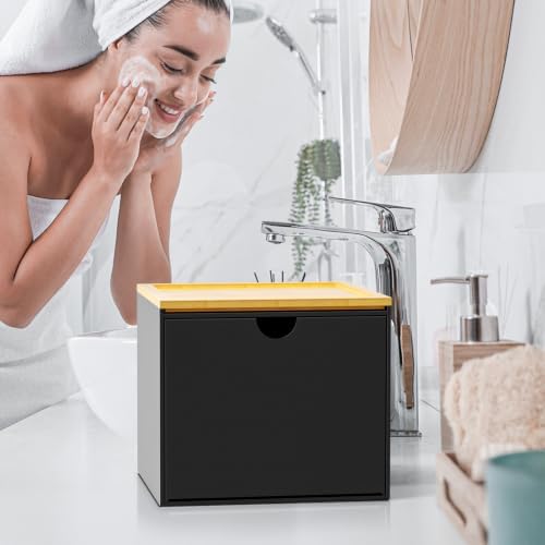 VITVITI Drawer Disposable Face Towel Holder Box, Acrylic Storage - Image 5