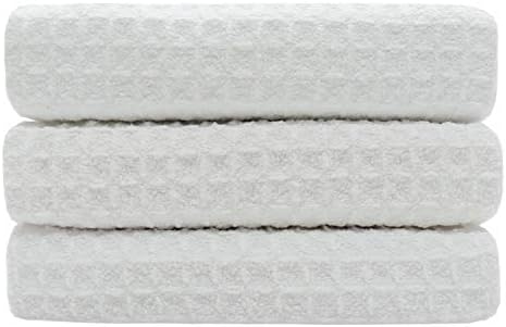 Waffle Weave Kitchen Towels Dish Towels, 3 Pack, 16x24 Inch - Image 2