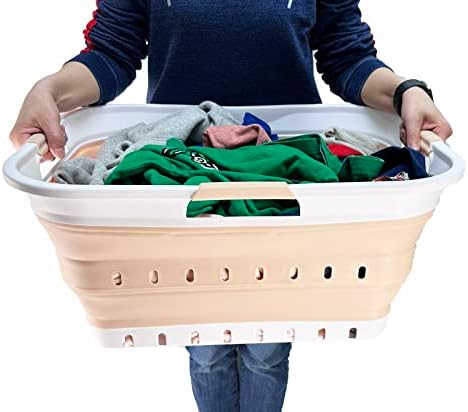 SAMMART 42L Collapsible Plastic Laundry Basket - Image 6
