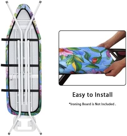 Hummingbird Ironing Board Covers 16 x 54 Inch, Easy Fit, Scorch Resistant - Image 4