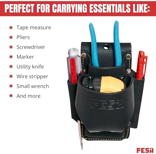 FESA Small Leather Tool Pouch - Image 5