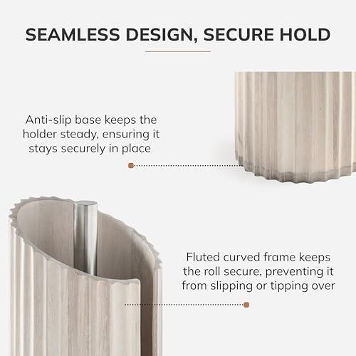Anji Mountain Wooden Paper Towel Holder - Image 4