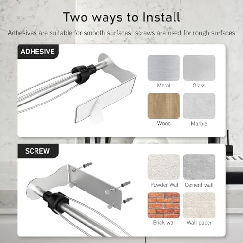 SetSail Paper Towel Holder, 2 Packs Single Hand Operable Paper Towel Holder - Image 5