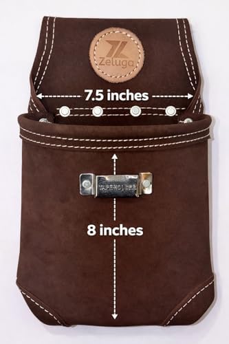 Zeluga Suede Leather Nail Pouch - Image 3