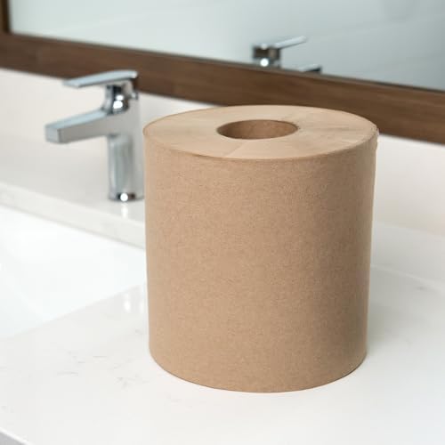 Sierra Hygenics Hardwound Natural Towel Kit, 6 Rolls & Autocut Dispenser - Image 5