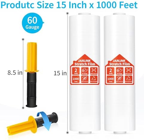 JARLINK Stretch Film, 60 Gauge - Image 2