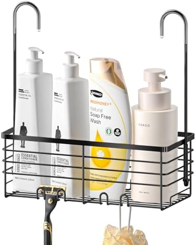 SHANSHUI Shower Hanging Caddy, Bathroom Shower Organizer Basket, Shampoo by SHANSHUI
