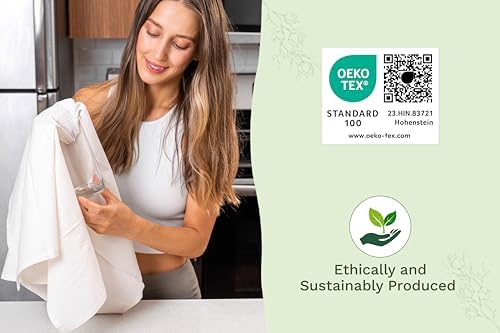 Wholesale Flour Sack Kitchen Towels – 50 Pack, Unbleached, All-Natural 100% - Image 3