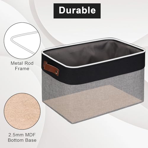 Bagnizer Storage Bins Large Fabric Storage Baskets - Image 4