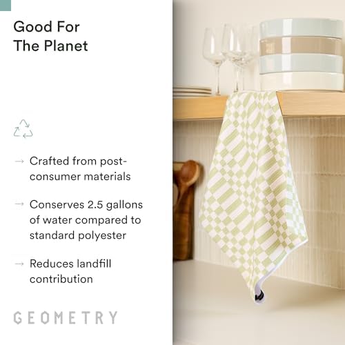 GEOMETRY Tea Towels – Spring & Summer Collection – Quick-Dry, Ultra-Absorbent - Image 3