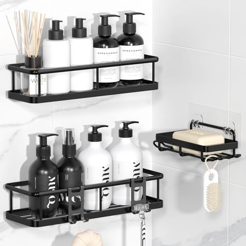 YASONIC Shower Caddy Adhesive, Rustproof Shower Organizer by YASONIC