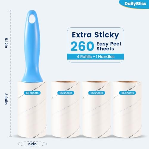 260 Sheets Extra Sticky Lint Roller - Image 2