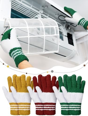 Patelai 3 Pairs Microfiber Dusting Gloves - Image 4
