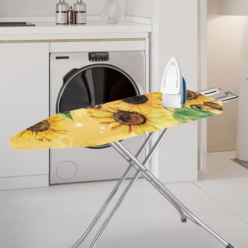 GLENLCWE Sunflower Ironing Board Cover, 54x15 inches, Floral Design Iron Board - Image 2