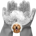 Cat and Dog Washing Gloves, 1 Pair, 11.6 in, Soft Silicone by RZleticc