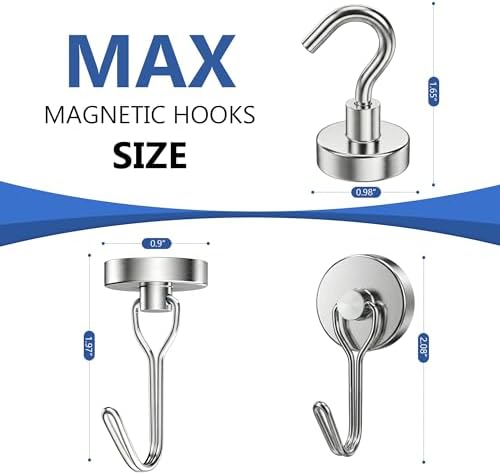 Magnetic Hooks, 2026 Cruise Cabin Ship Essentials Heavy Duty Strong Magnets - Image 2