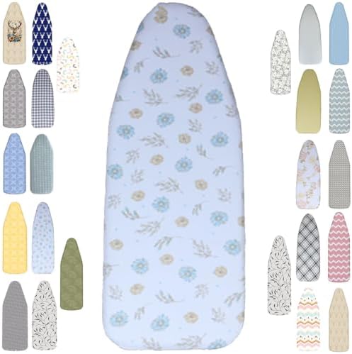 Insulated Mini Ironing Board Cover and Pad 11.8x35.4-15.7x43.3 Inch, 100% by Unknown