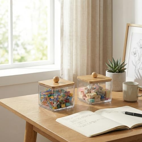 SheeChung Square Acrylic Qtip Holder - Image 7