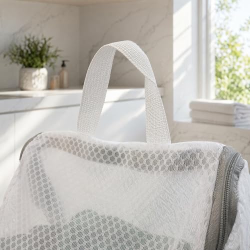 Mesh Laundry Bags 3-Pack for Delicates, Large/Medium/Small - Image 2